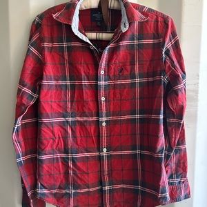 EUC American Eagle Outfitters Red Flannel